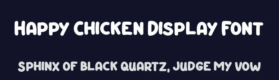 Happy Chicken Display Font by letterenastudios — Display Font — thumbnail 2