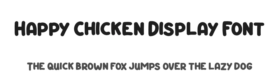 Happy Chicken Display Font by letterenastudios — Display Font