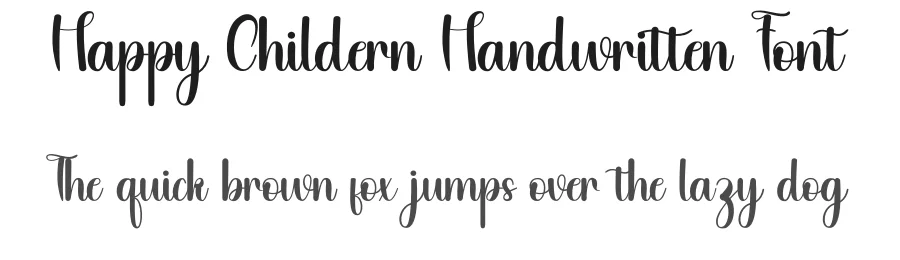 Happy Childern Handwritten Font by inermediaSTUDIO — Script Handwritten Font