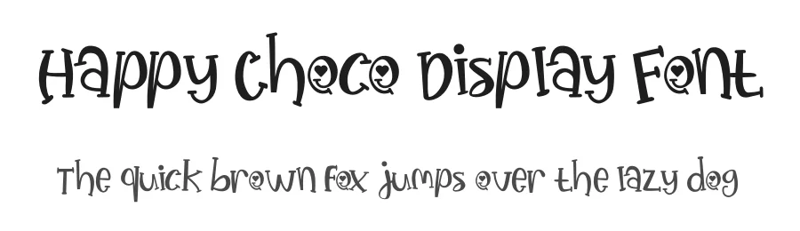 Happy Choco Display Font by letterenastudios — Display Font