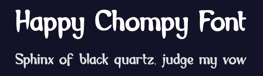 Happy Chompy Font by PutraCetol Studio — Display Font — thumbnail 2