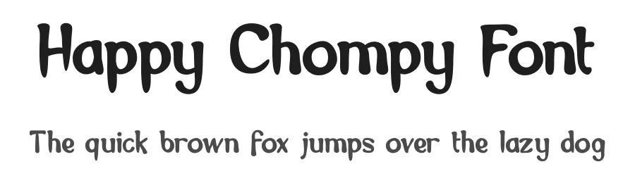 Happy Chompy Font by PutraCetol Studio — Display Font