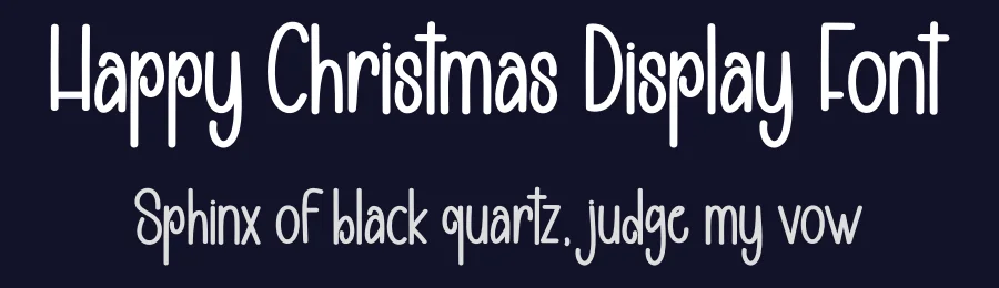Happy Christmas Display Font by andikastudio — Display Font — thumbnail 2