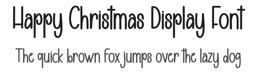 Happy Christmas Display Font by andikastudio — Display Font