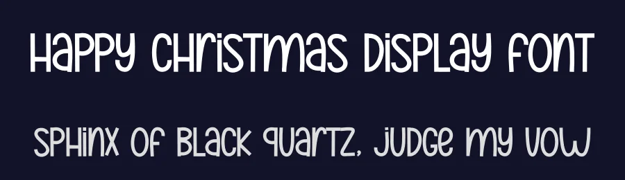 Happy Christmas Display Font by andikastudio — Display Font — thumbnail 2