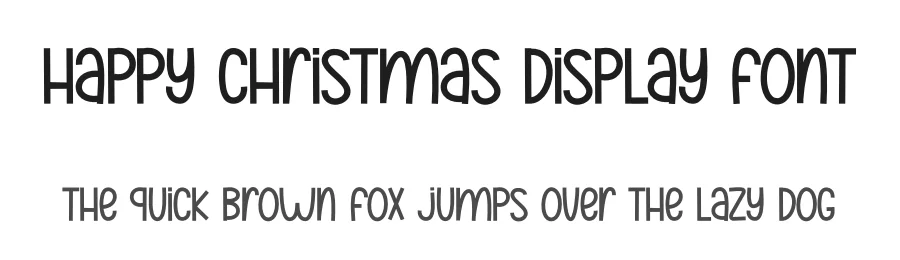 Happy Christmas Display Font by andikastudio — Display Font