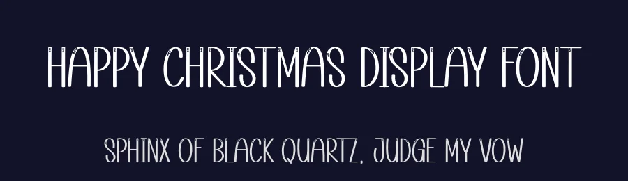 Happy Christmas Display Font by andikastudio — Display Font — thumbnail 2