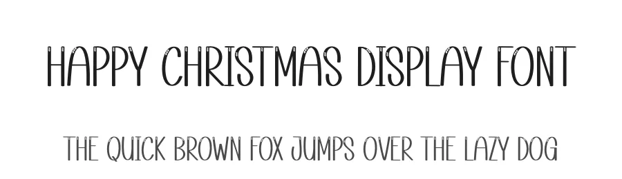 Happy Christmas Display Font by andikastudio — Display Font