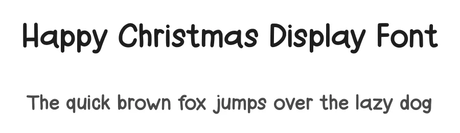 Happy Christmas Display Font by Craftedtype — Decorative Font