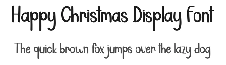 Happy Christmas Display Font by andikastudio — Display Font