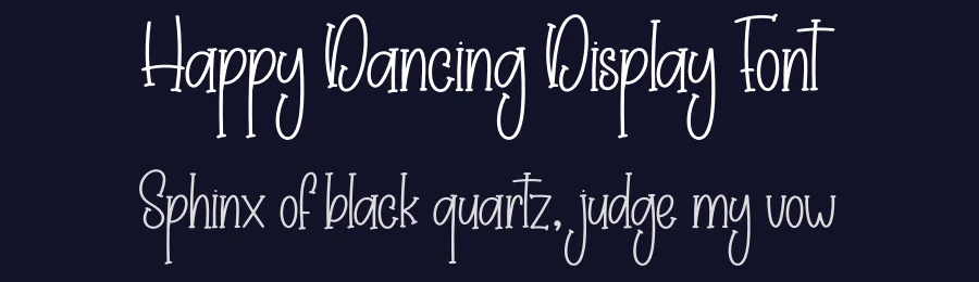 Happy Dancing Display Font by andikastudio — Display Font — thumbnail 2