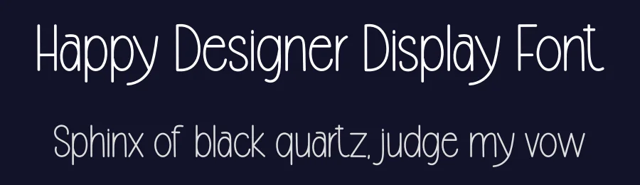 Happy Designer Display Font by inermediaSTUDIO — Display Font — thumbnail 2