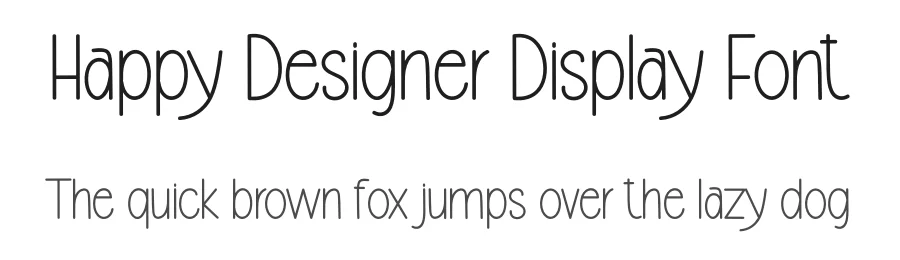Happy Designer Display Font by inermediaSTUDIO — Display Font