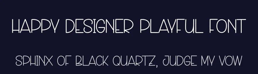 Happy Designer Playful Font by creativeletter — Script Handwritten Font — thumbnail 2