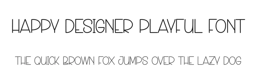 Happy Designer Playful Font by creativeletter — Script Handwritten Font