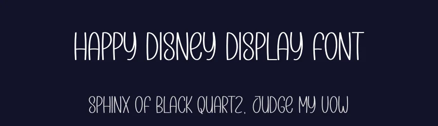 Happy Disney Display Font by Berkah Shop — Display Font — thumbnail 2