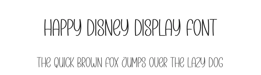 Happy Disney Display Font by Berkah Shop — Display Font