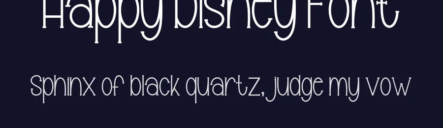 Happy Disney Font by inermediaSTUDIO — Display Font — thumbnail 2