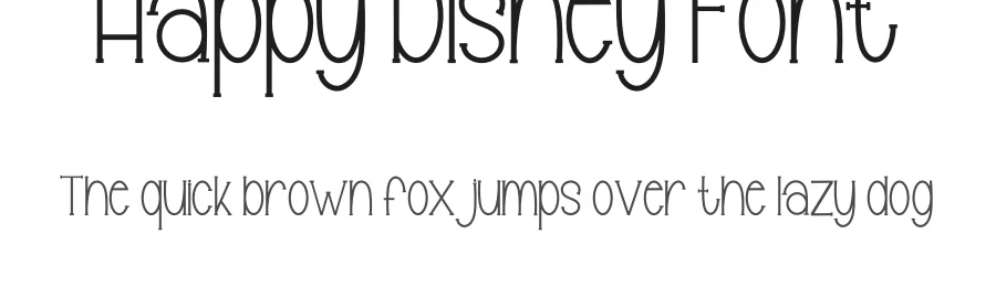 Happy Disney Font by inermediaSTUDIO — Display Font