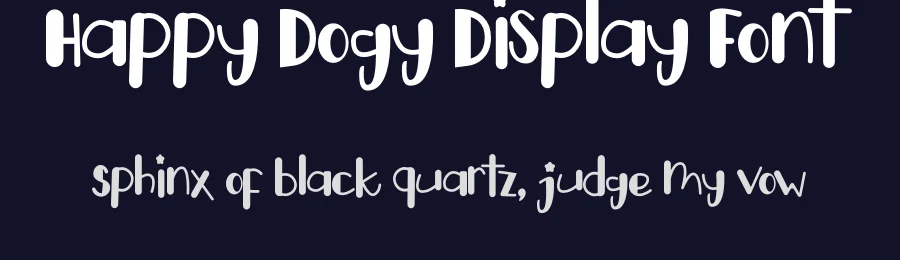 Happy Dogy Display Font by letterenastudios — Display Font — thumbnail 2