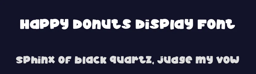 Happy Donuts Display Font by letterenastudios — Display Font — thumbnail 2