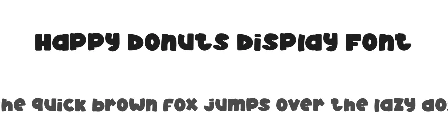 Happy Donuts Display Font by letterenastudios — Display Font
