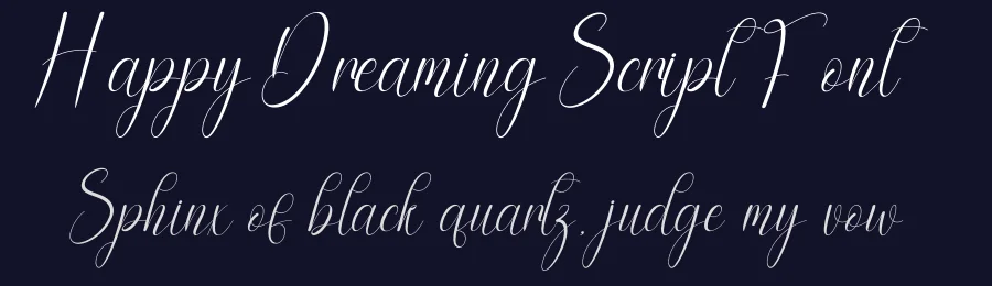 Happy Dreaming Script Font by freshtypeink — Script Handwritten Font — thumbnail 2