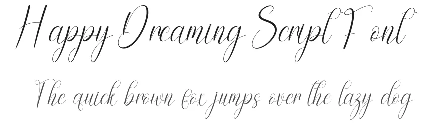 Happy Dreaming Script Font by freshtypeink — Script Handwritten Font