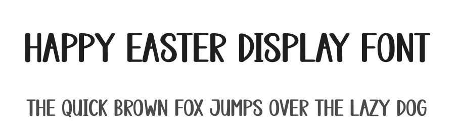Happy Easter Display Font by andikastudio — Display Font