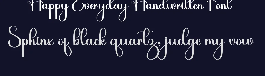 Happy Everyday Handwritten Font by inermediaSTUDIO — Script Handwritten Font — thumbnail 2