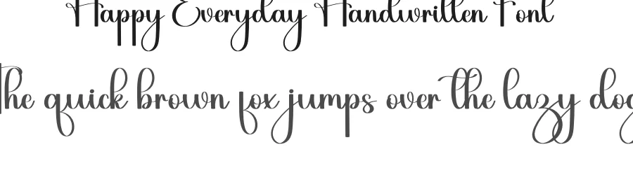 Happy Everyday Handwritten Font by inermediaSTUDIO — Script Handwritten Font