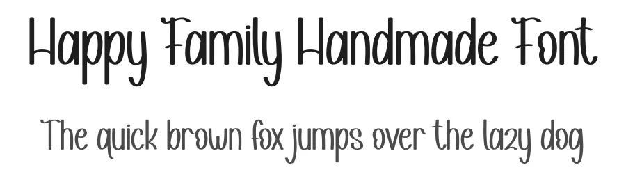 Happy Family Handmade Font by andikastudio — Display Font