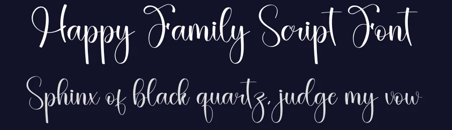 Happy Family Script Font by creativeletter — Script Handwritten Font — thumbnail 2