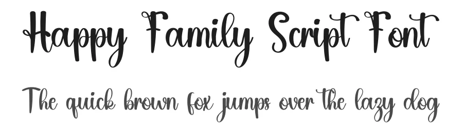 Happy Family Script Font by inermediaSTUDIO — Script Handwritten Font