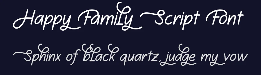 Happy Family Script Font by creativeletter — Script Handwritten Font — thumbnail 2