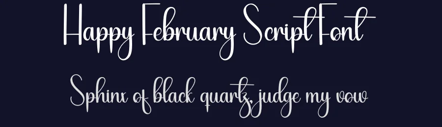 Happy February Script Font by creativeletter — Script Handwritten Font — thumbnail 2