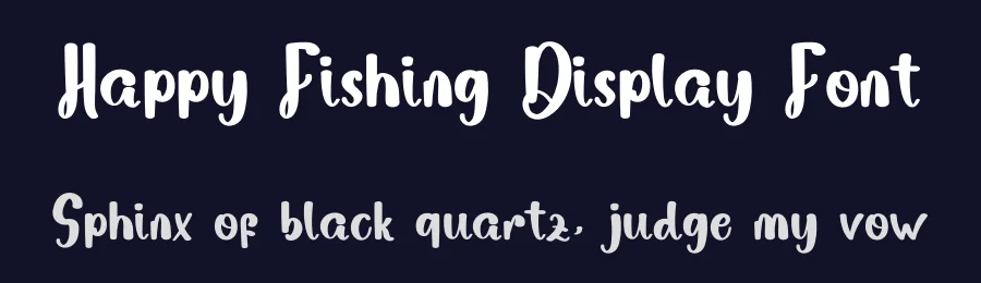 Happy Fishing Display Font by inermediaSTUDIO — Script Handwritten Font — thumbnail 2