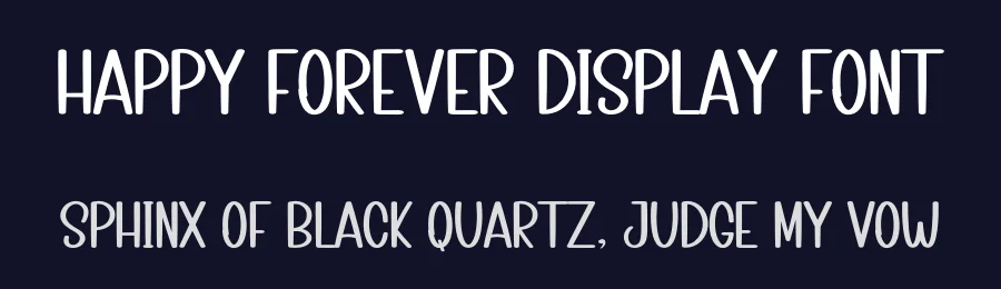 Happy Forever Display Font by inermediaSTUDIO — Display Font — thumbnail 2