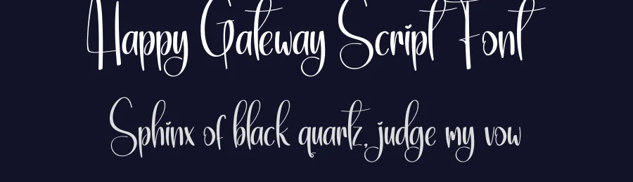Happy Gateway Script Font by andikastudio — Script Handwritten Font — thumbnail 2