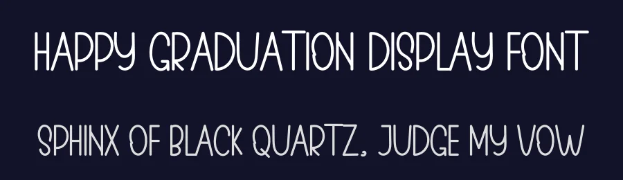 Happy Graduation Display Font by inermediaSTUDIO — Display Font — thumbnail 2
