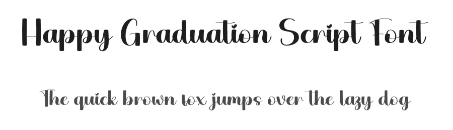 Happy Graduation Script Font by creativeletter — Script Handwritten Font