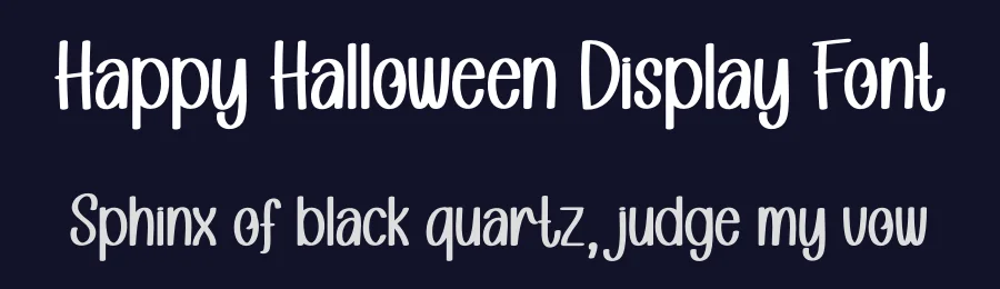Happy Halloween Display Font by creativeletter — Display Font — thumbnail 2