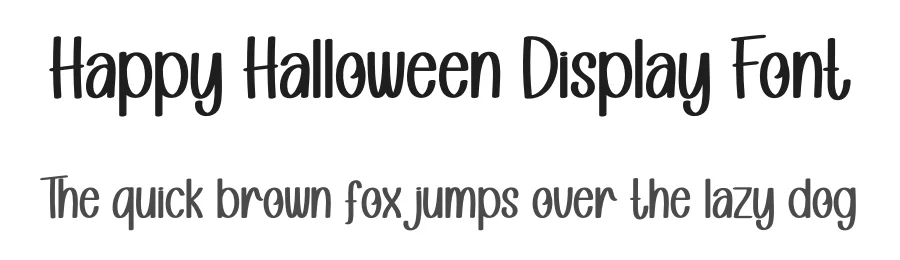 Happy Halloween Display Font by creativeletter — Display Font