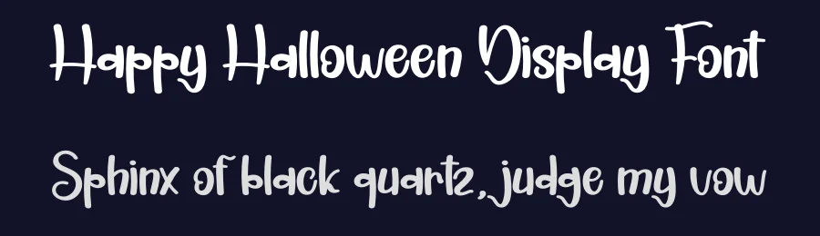 Happy Halloween Display Font by creativeletter — Script Handwritten Font — thumbnail 2