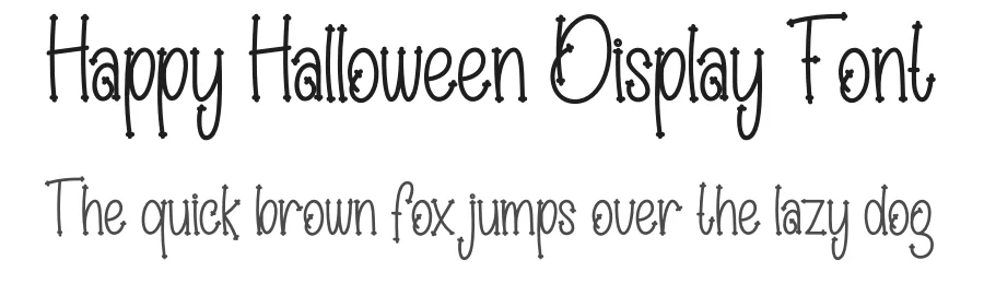 Happy Halloween Display Font by creativeletter — Display Font