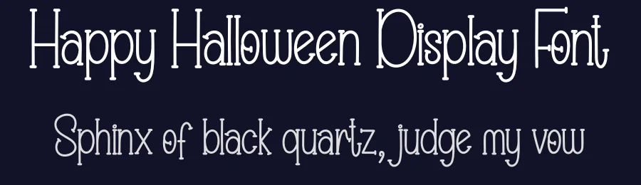 Happy Halloween Display Font by creativeletter — Display Font — thumbnail 2