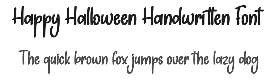 Happy Halloween Handwritten Font by creativeletter — Display Font