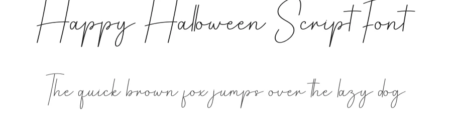 Happy Halloween Script Font by creativeletter — Script Handwritten Font