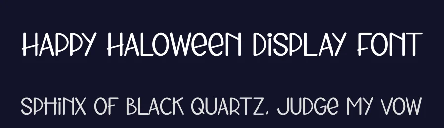 Happy Haloween Display Font by andikastudio — Display Font — thumbnail 2