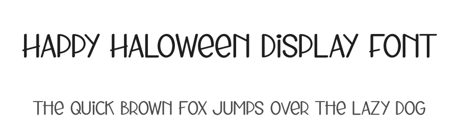Happy Haloween Display Font by andikastudio — Display Font